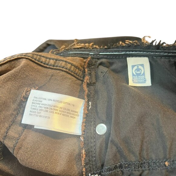 Women's‎ NWT Wild Fable Low-Rise Denim Maxi Brown Skirt Size 8 - Picture 6 of 6